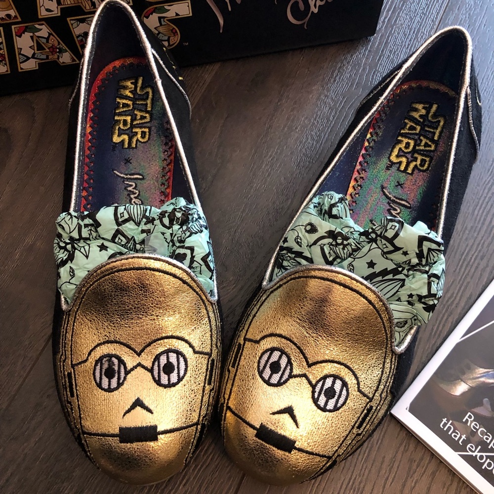 Star Wars c3po shoes by Irregular Choice